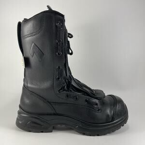 HAIX Airpower XR1 Leather Boots Black Size Mens Size 6.5 Capped Toe Waterproof